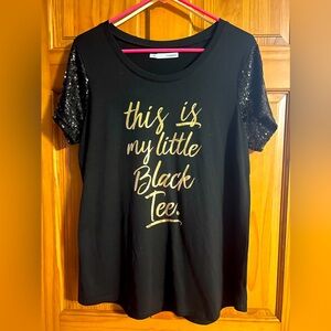 Maurice’s size large “little blank T”.